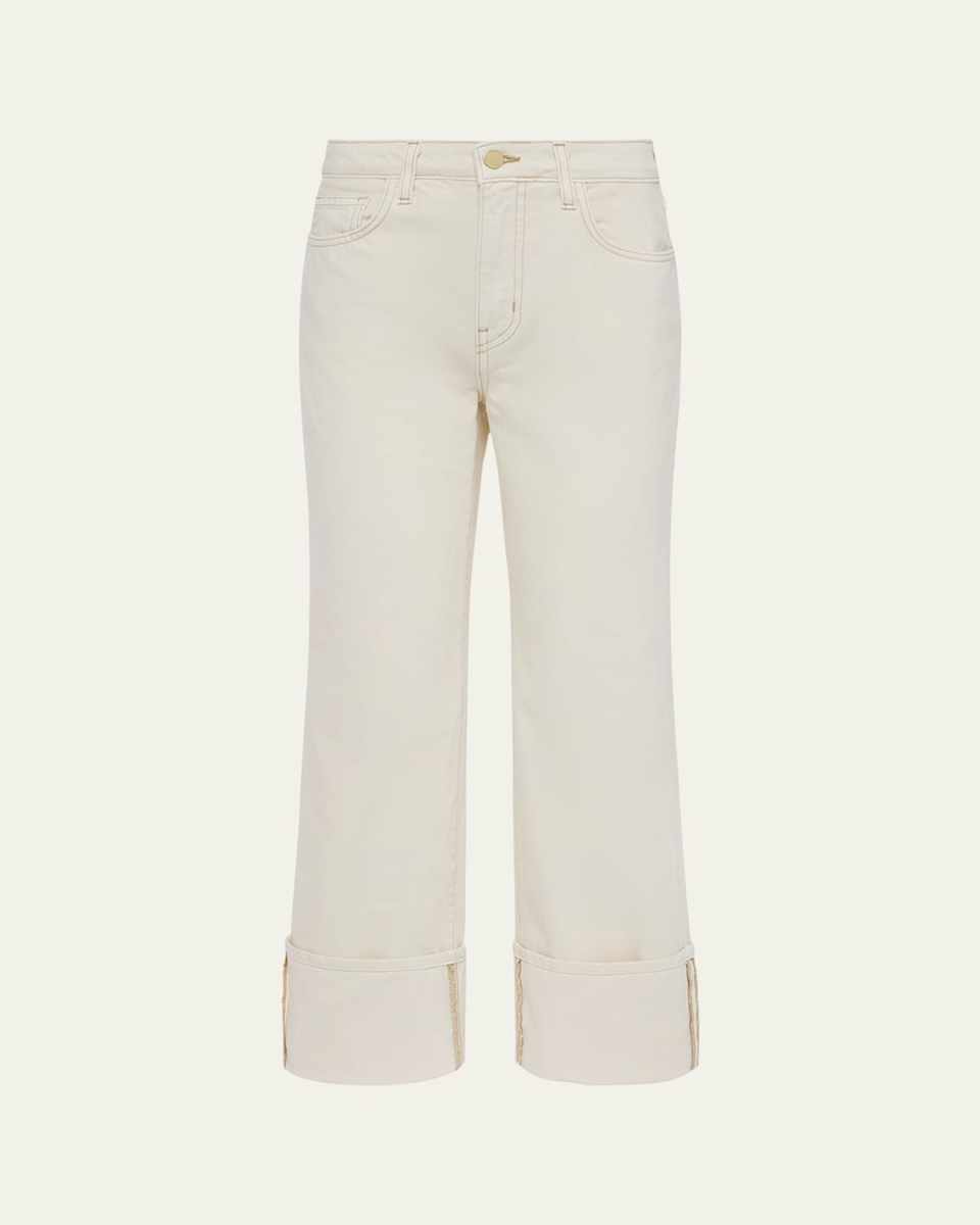 Leighton Ultra-High Rise Cuffed Stovepipe Jeans